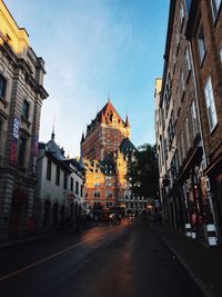 View of buildings in city