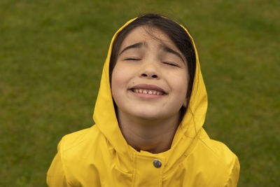 Portrait of smiling boy