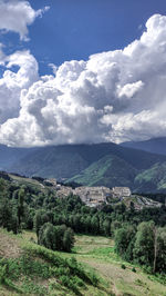 Scenic view of landscape against sky