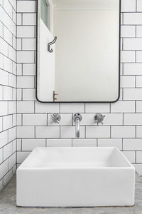 Interior details of bathroom