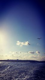 Scenic view of calm sea against sky