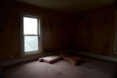 Interior of abandoned home