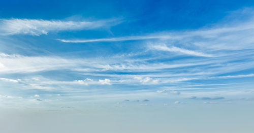 Low angle view of cloudy sky
