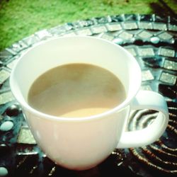 Close-up of coffee cup