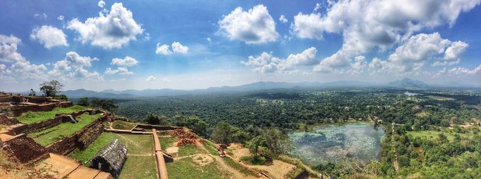 Panoramic view of landscape against sky