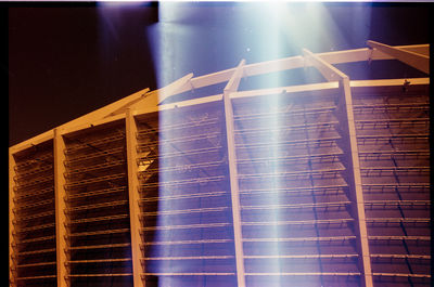Low angle view of blinds