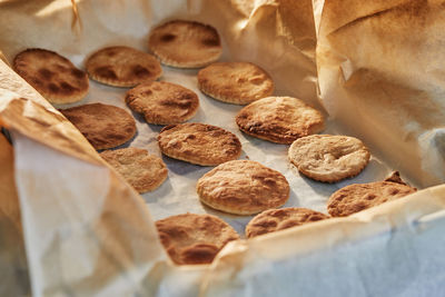 Close-up of cookies