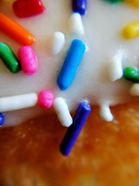 Close-up of colorful objects