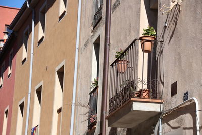 Low angle view of residential building