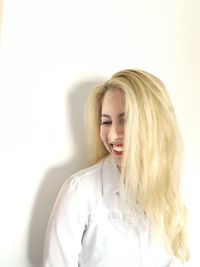 Portrait of young woman
