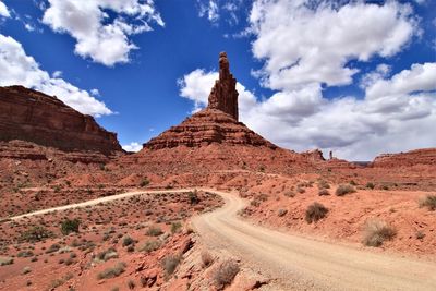 View of road passing through landscape