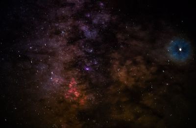 Full frame shot of star field at night