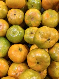 Full frame shot of fruits for sale at market stall