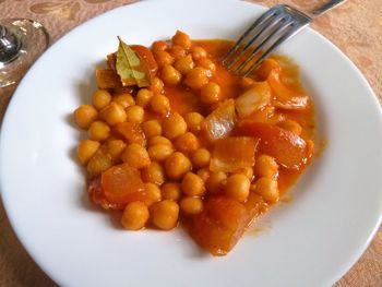 Close-up of food in plate