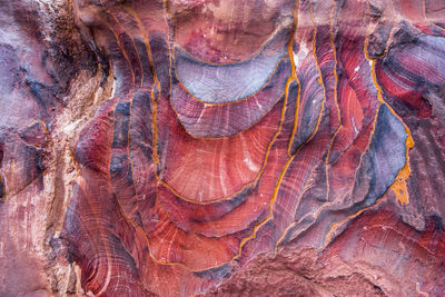 Full frame shot of rock formation