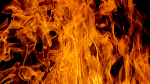 Full frame shot of bonfire