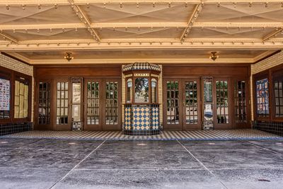 Interior of modern building