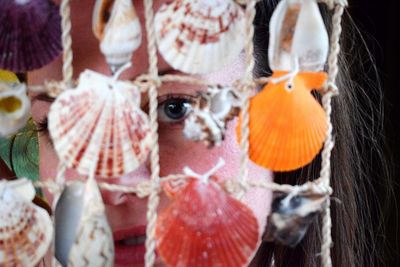 Close-up of fish for sale in market