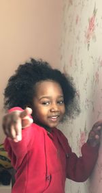 Portrait of smiling girl