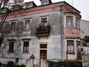 Low angle view of old building