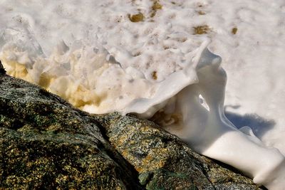 Close-up of water at beach