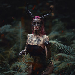 Forest fairy shaman deer