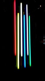 Close-up of multi colored lights