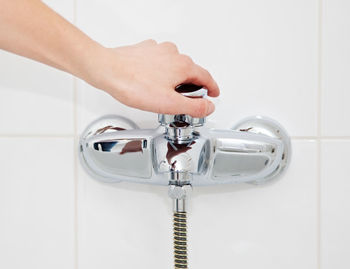 Close-up of tap