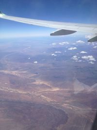 Aerial view of landscape against sky