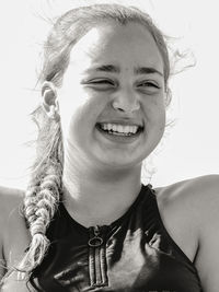 Portrait of a smiling young woman