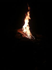 Bonfire at night