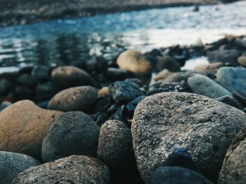 Rocks on beach