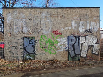 Close-up of old wall