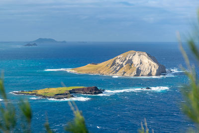 Rabbit island - manana island, 1.2 km off kaupo beach and waimanalo, eastern oahu , hawaii, usa.