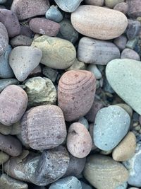 Full frame shot of stones