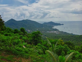 Scenic view of landscape against sky