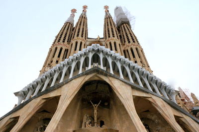 Low angle view of sagrada família