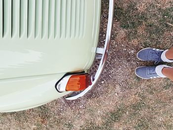 Low section of man in water