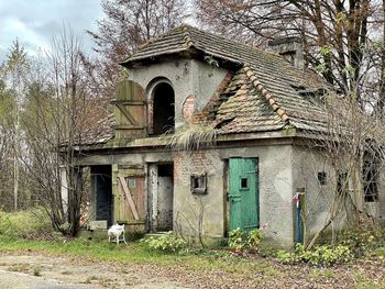 Exterior of old abandoned building