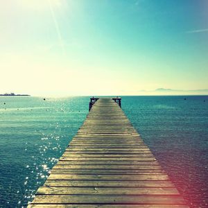 Pier leading to sea