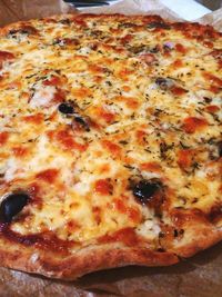 Close-up of pizza