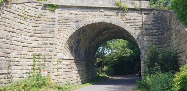 View of arch bridge