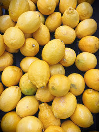 Full frame shot of lemons