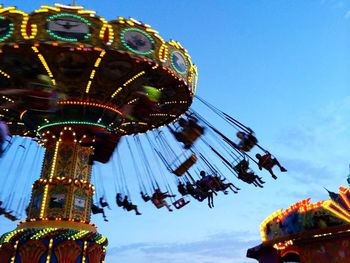 Low angle view of ferris wheel