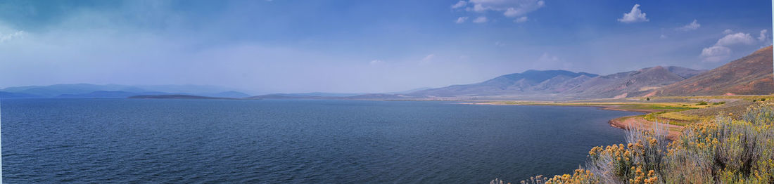 Strawberry reservoir bay highway 40 daniels summit heber  duchesne uintah basin, utah, usa.