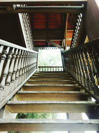 Low angle view of staircase