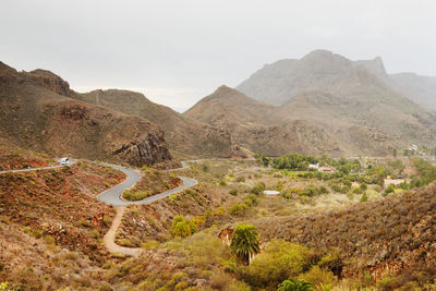 Scenic view of mountains