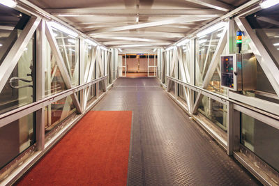 Empty subway station