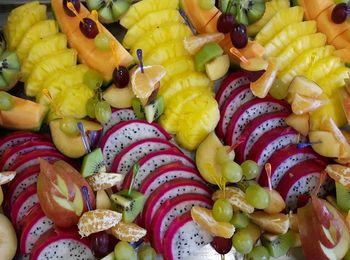 Full frame shot of various fruits