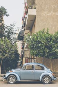 Car parked on street in city